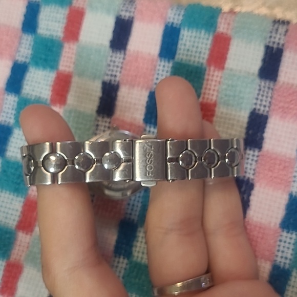 GUC Fossil Arkitekt watch with blue face with new battery placed yesterday. - Picture 4 of 4